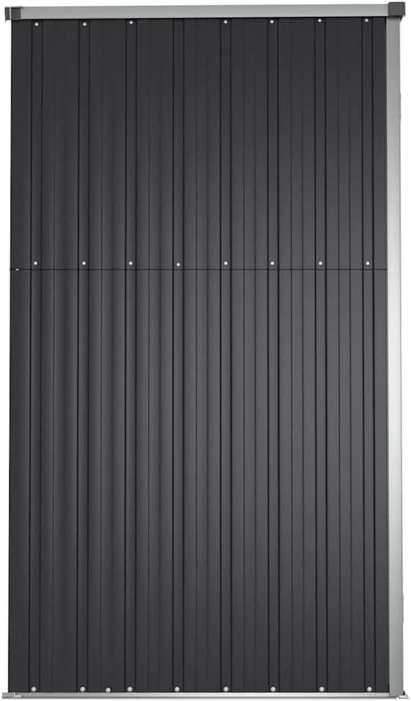 Abri à Outils de Jardin Anthracite 161x89x161cm Acier galvanisé, Maison & Jardin, Pelouses & Jardins, Vie en extérieur, Structures extérieures, Cabanes & abris de Jardin, Anthracite, (Poids 29.62KG)