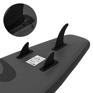 karaca-alisveris Planche de stand up noir paddling Makani 320x80x15 cm SUP gonflable Planche paddle surf
