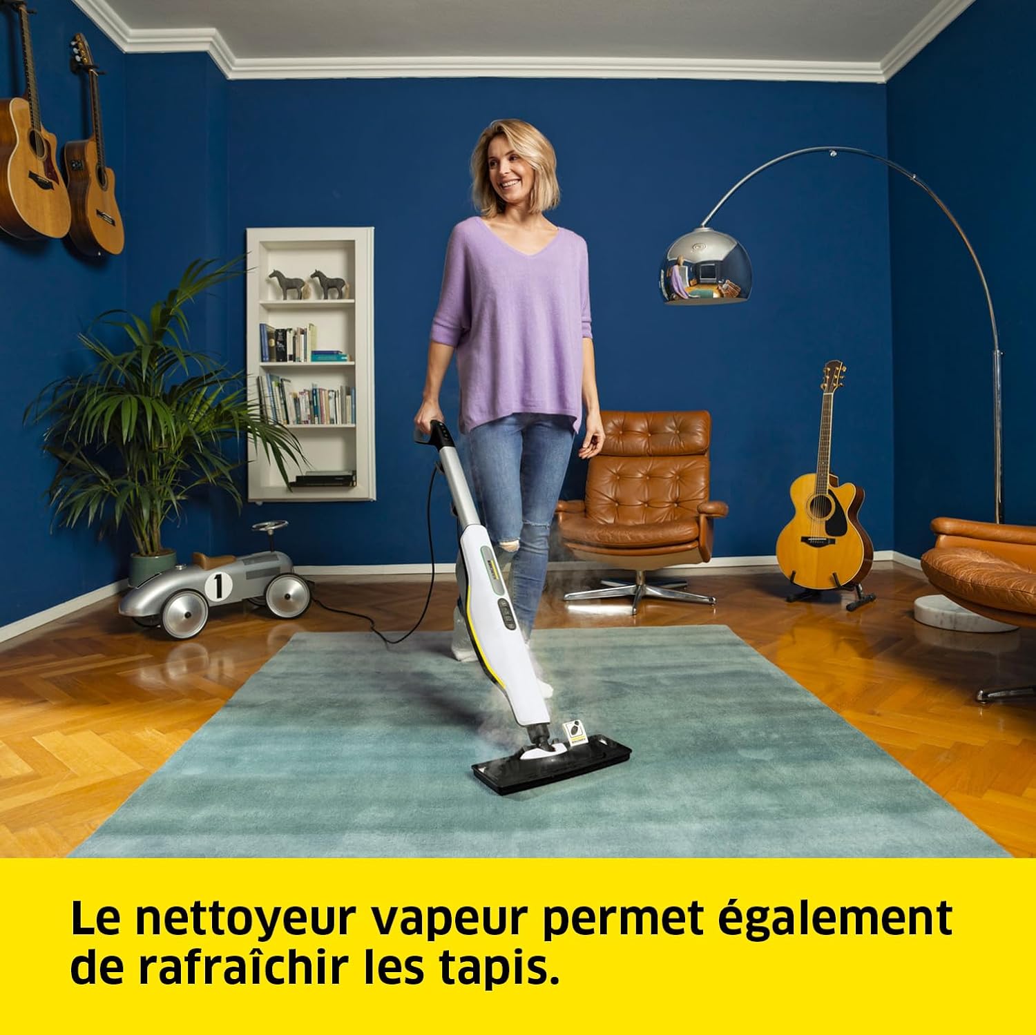 karaca-alisveris - SC 3 Upright EasyFix - 0,5L - 1 600W - 60m² - vapeur rapide