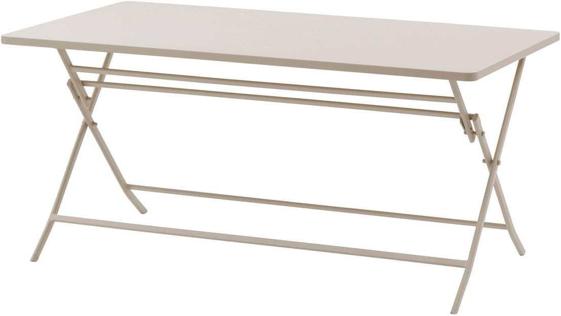 karaca-alisveris - Greensboro - table pliante rectangulaire 6 places - acier epoxy antirouille