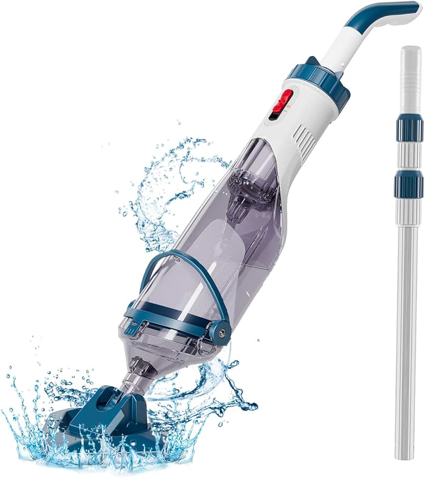 karaca-alisveris - Aspirateur de piscine série sans fil - 222cm - 60min autonomie, 4 filtres, 4200L/h