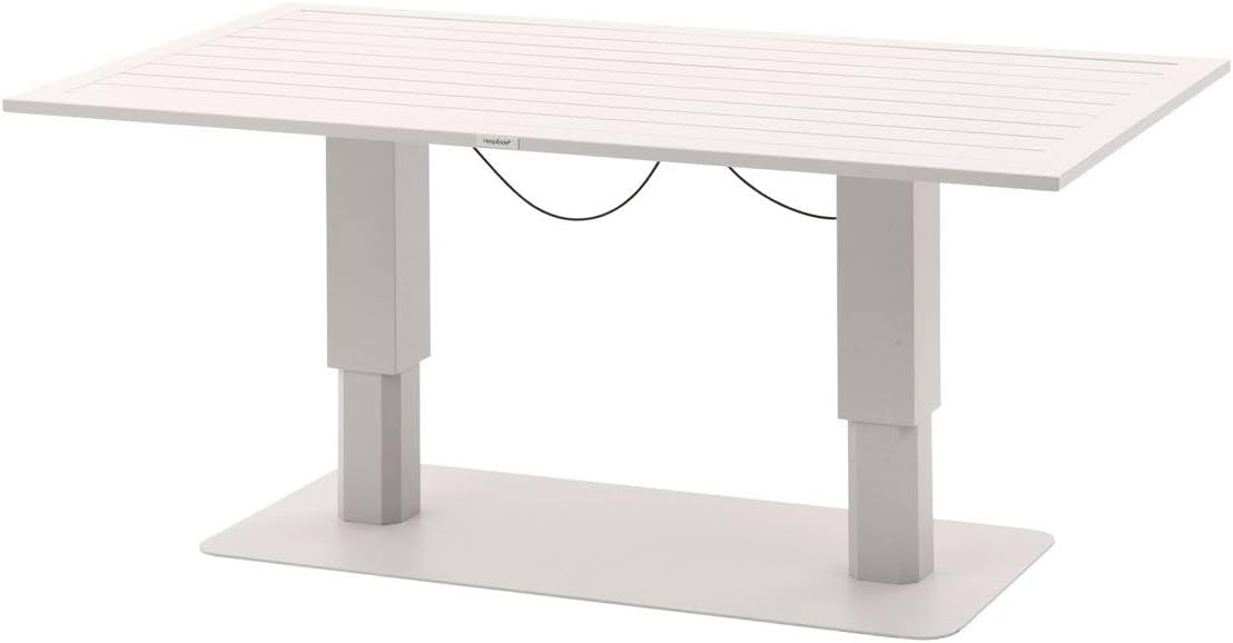 karaca-alisveris - Salimia - 150x80 cm - table jardin relevable, alu, 6-8 pers