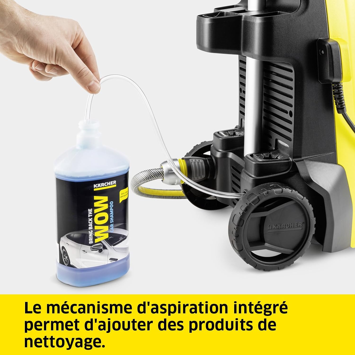 karaca-alisveris Nettoyeur Haute Pression K 4 Classic Home, Pression : Max. 130 Bar, Débit : 420 l/h, Surface : 30 m²/h, Filtre à Eau, Poids : 4,6kg, Pistolet Haute Pression, Rotabuse, Lance, Home Kit
