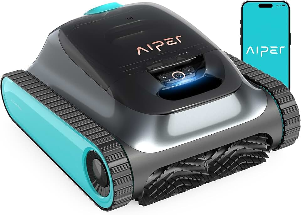 (2026 Upgrade) karaca-alisveris Scuba S1 Robot Piscine Nettoyage Sol, Parois & Ligne d’Eau, Autonomie de 270 Min, Filtration Ultra-Fine, Navigation Intelligente, Application & Mises à Jour OTA, Bleu