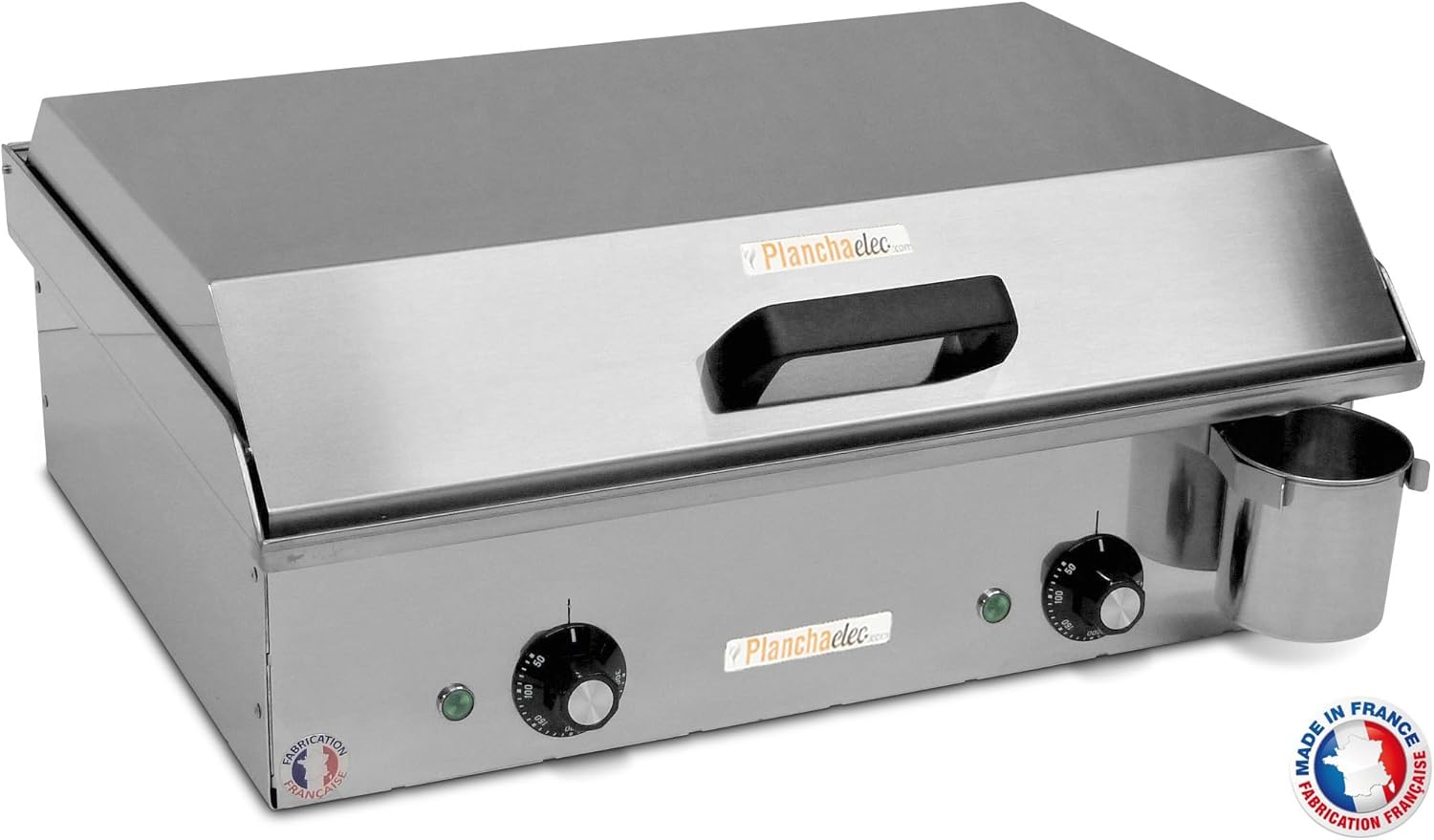 PLANCHAELEC - NEO série - 53x43x18cm - inox, thermostat, 8 pers, E530-2400W