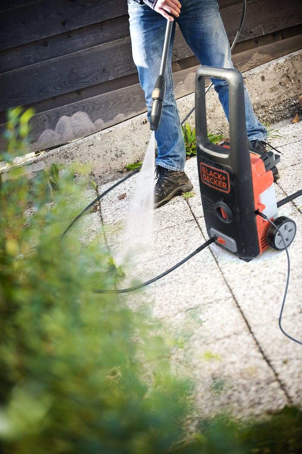 karaca-alisveris Nettoyeur Haute Pression BXPW1400PE avec Patio Cleaner et Brosse Fixe (1400 W, 110 Bar, 390 l/h)