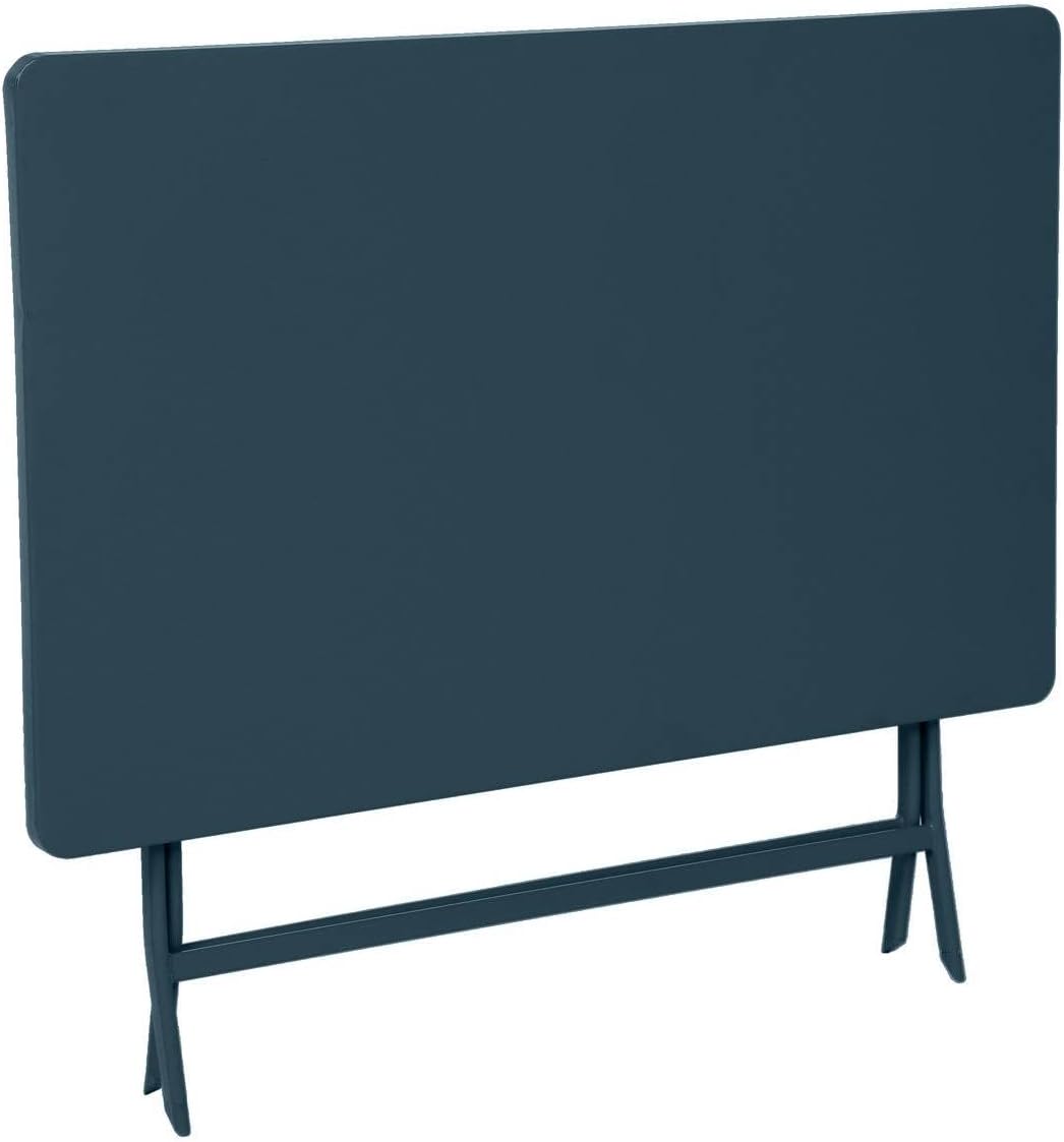 karaca-alisveris - Greensboro - table de jardin pliante 4 places acier époxy antirouille