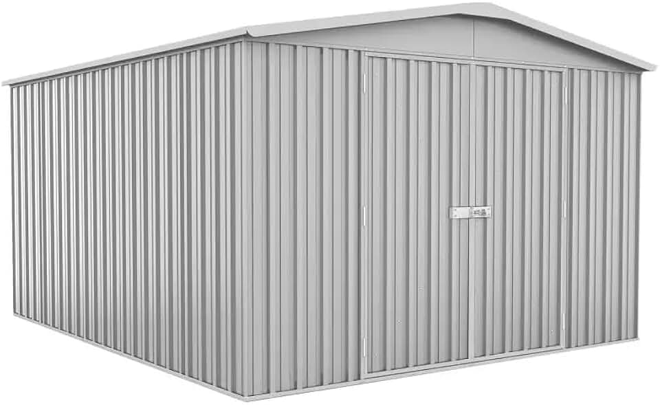 karaca-alisveris – Abri de jardin métal – 11 m² – résistant, spacieux