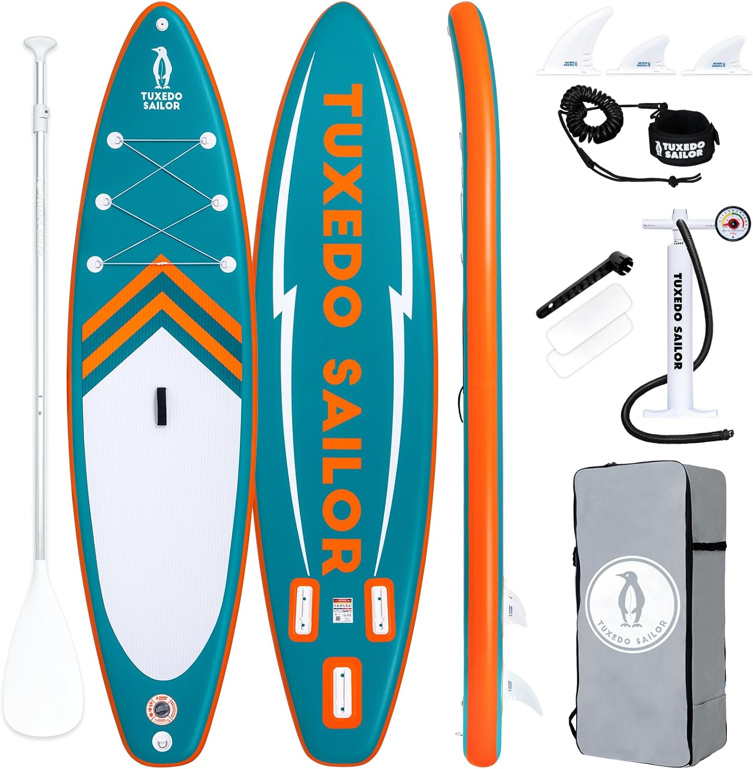 karaca-alisveris Paddle Gonflable Adulte, Planche de Stand Up Paddle Gonflable, Sup Paddle Board Gonflable avec Accessoires Complets, Planche de Surf Paddle