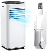 karaca-alisveris Climatiseur Mobile 7000 BTU, Climatiseur 4 en 1, Déshumidificateur, Ventilateur et Mod...