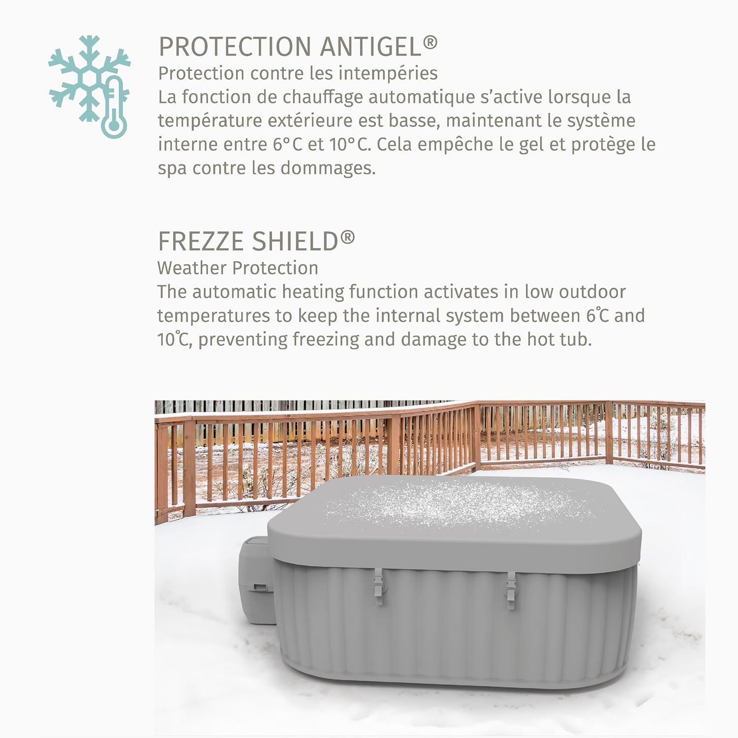 karaca-alisveris - Spa Comfy 5p - 293x230x71cm - 10 hydrojets, WiFi