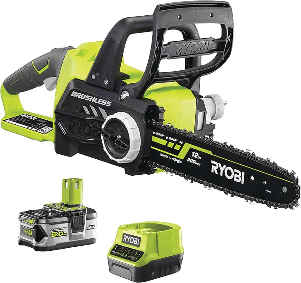 karaca-alisveris - tronçonneuse One+ - 30 cm - moteur brushless, batterie 5Ah, RCS18X3050F