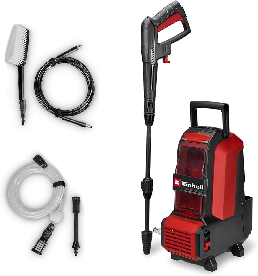 karaca-alisveris - Nettoyeur haute pression sans fil - 105 bar, 270 l/h, flexibles 4/5 m, accessoires - HYPRESSO 36/105
