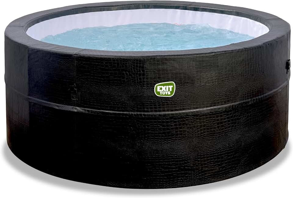 karaca-alisveris - Leather Premium Spa extérieur 184x73cm - 4 places, chauffage, 120 jets air