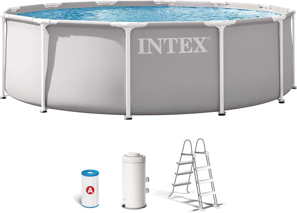 karaca-alisveris - Piscine Prism Frame ronde tubulaire 3,66 x 0,99 m - 26716ND