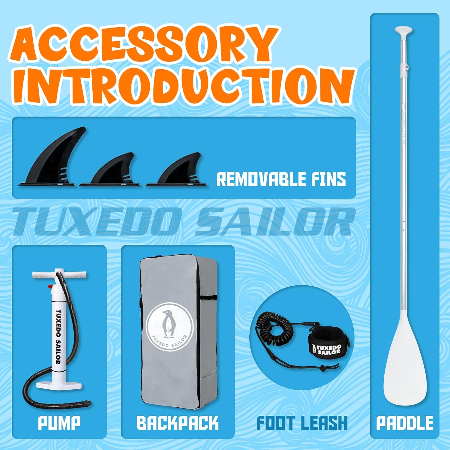 karaca-alisveris - Paddle Gonflable Adulte - Stand Up - accessoires complets, stabilité, design premium