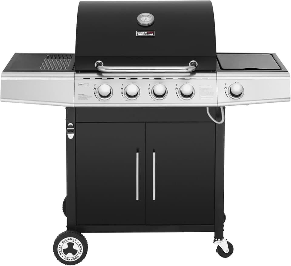 karaca-alisveris – Barbecue Série 4+1 – 14,5kW, inox, tablettes, 2 portes