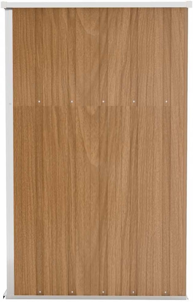 karaca-alisveris Remise de Jardin Murale Marron 118x100x178 cm Acier galvanisé,Maison & Jardin, Pelouses & Jardins, Vie en extérieur, Structures extérieures, Cabanes & abris de Jardin, Brun (Poids 22.7KG)