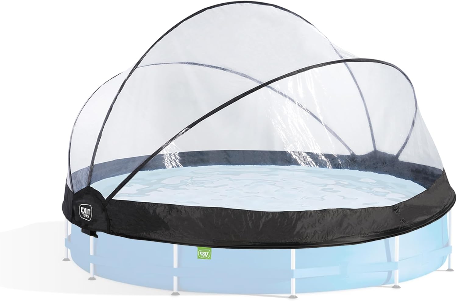 karaca-alisveris - Dôme de Piscine - ø366cm - Abri pivotant, installation facile, eau chaude