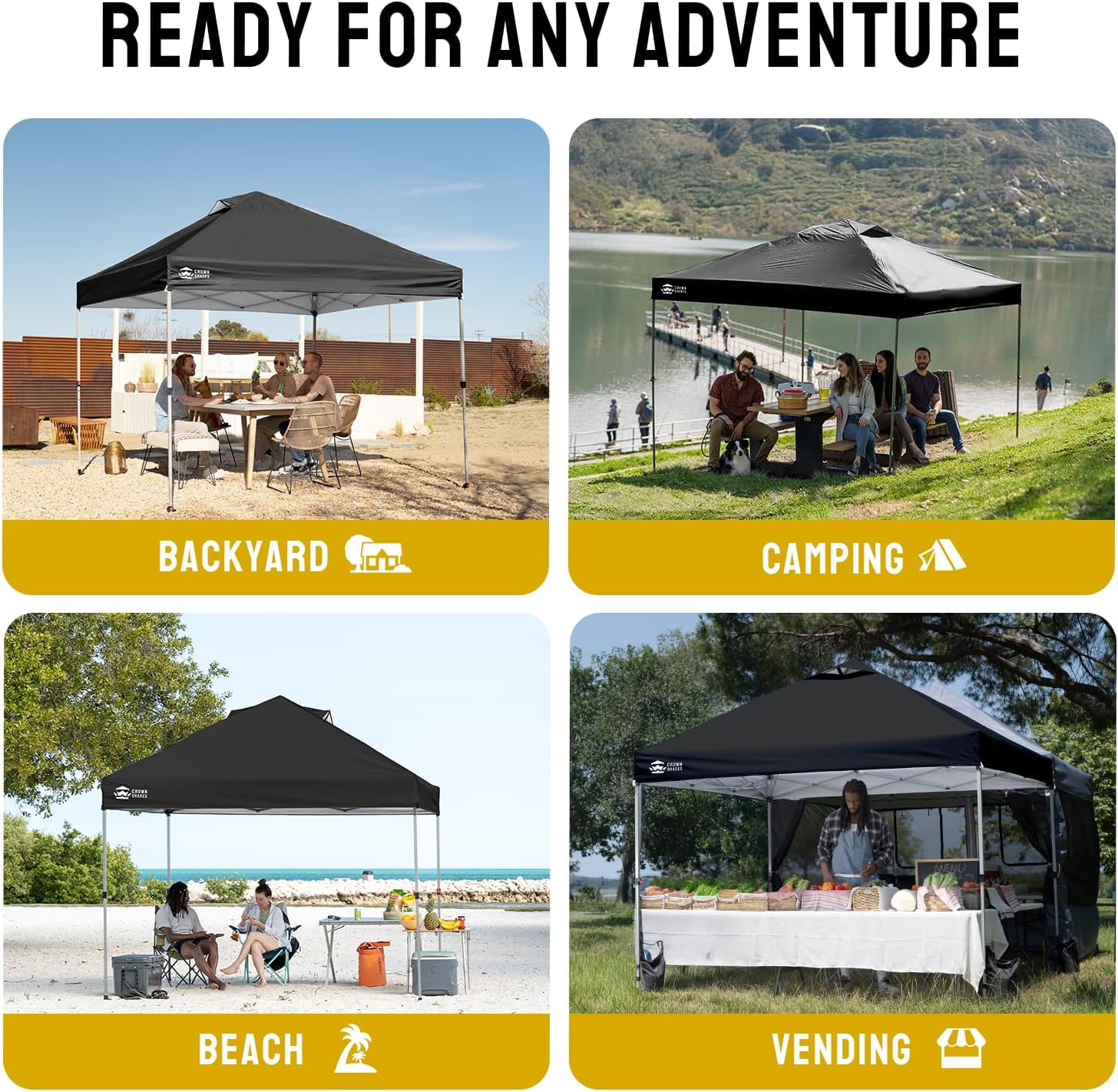 karaca-alisveris - tonnelle pliante - 3x3m - imperméable UPF50+, sac, sacs de sable