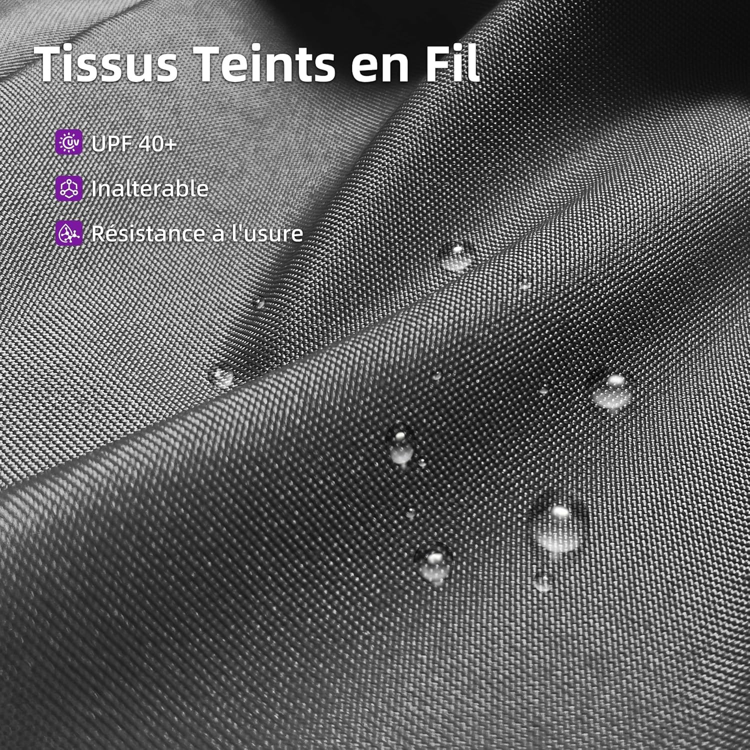 karaca-alisveris - Pergola aluminium - 4x3,2m - LED, toit rétractable, toile teintée
