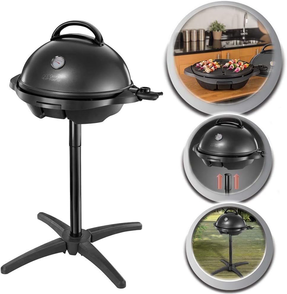 karaca-alisveris - Barbecue 2 en 1 - 44,5cm - Électrique, grill avec bac à graisse, 2400W, 22460-56