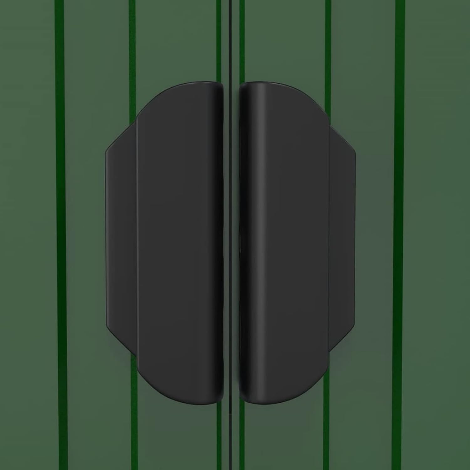 Abri de jardin extérieur en acier galvanisé vert 192 x 689 x 223 cm