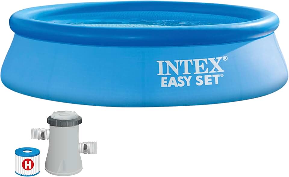 karaca-alisveris - Easy Set 28122NP - Piscine autoportée 3,05x0,76m, épurateur 1m3/h
