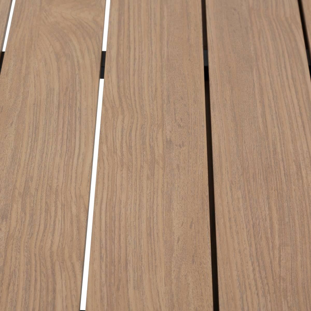 karaca-alisveris - Evasion Extensible 8 places - aluminium antirouille - effet bois