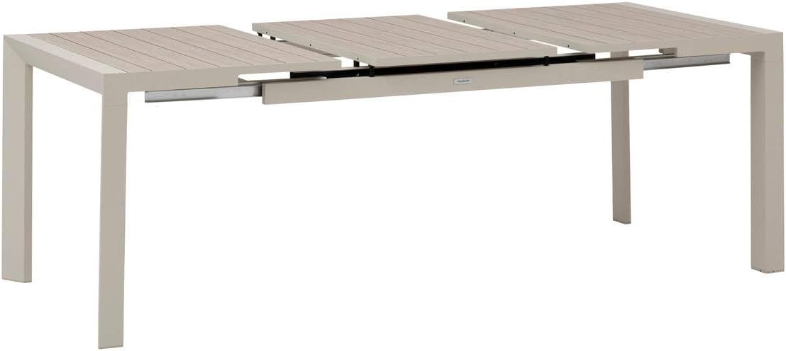karaca-alisveris - Evasion - 8 places extensible - aluminium effet bois