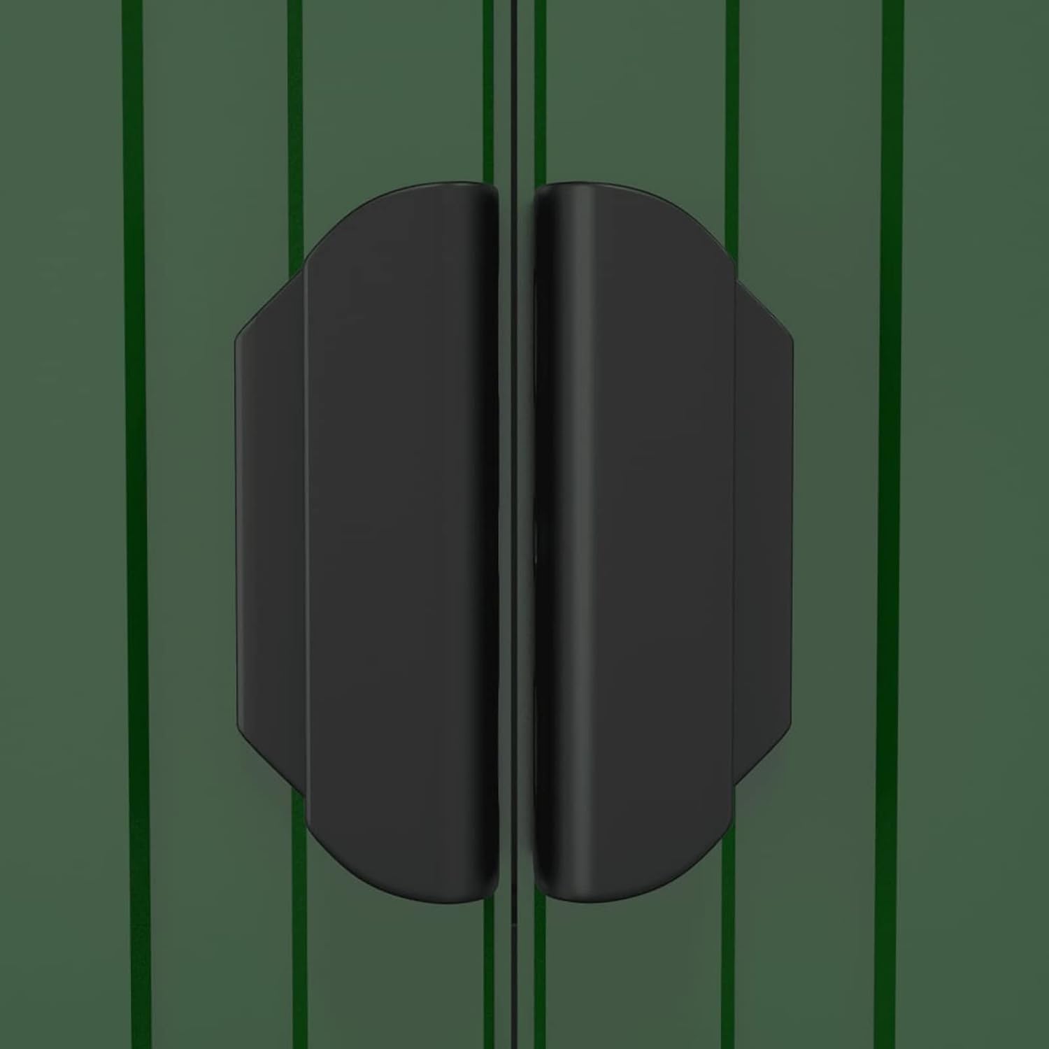 Abri de jardin extérieur en acier galvanisé vert 192 x 772 x 223 cm