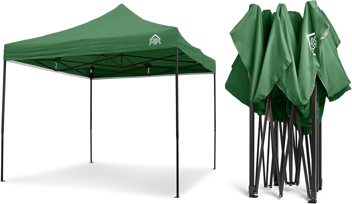 Pavillon - Ultra-résistant, imperméable, PVC 3x3m avec housse et 4 sacs