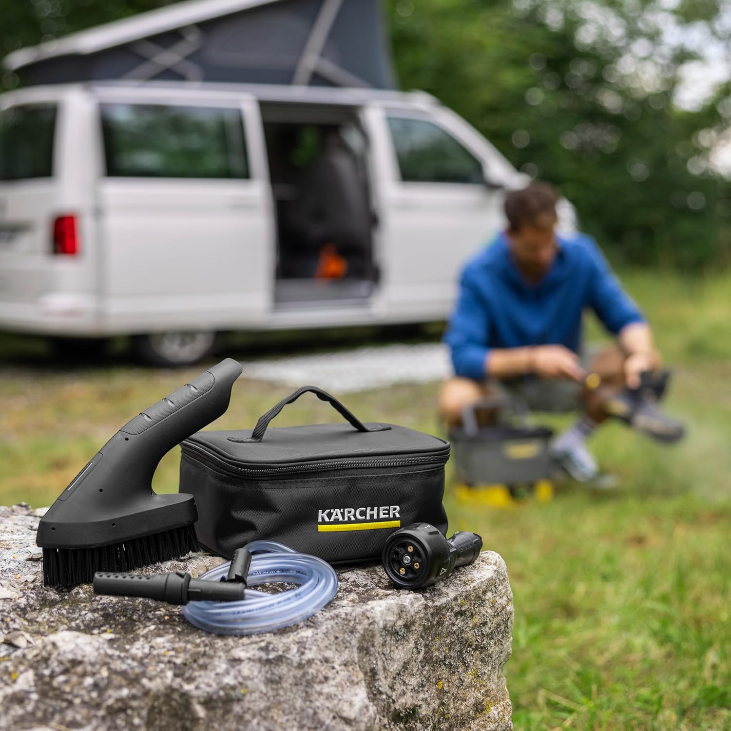 karaca-alisveris - OC 4 Adventure - 27x23x39 cm - nettoyeur extérieur mobile, 8L, batterie lithium-ion