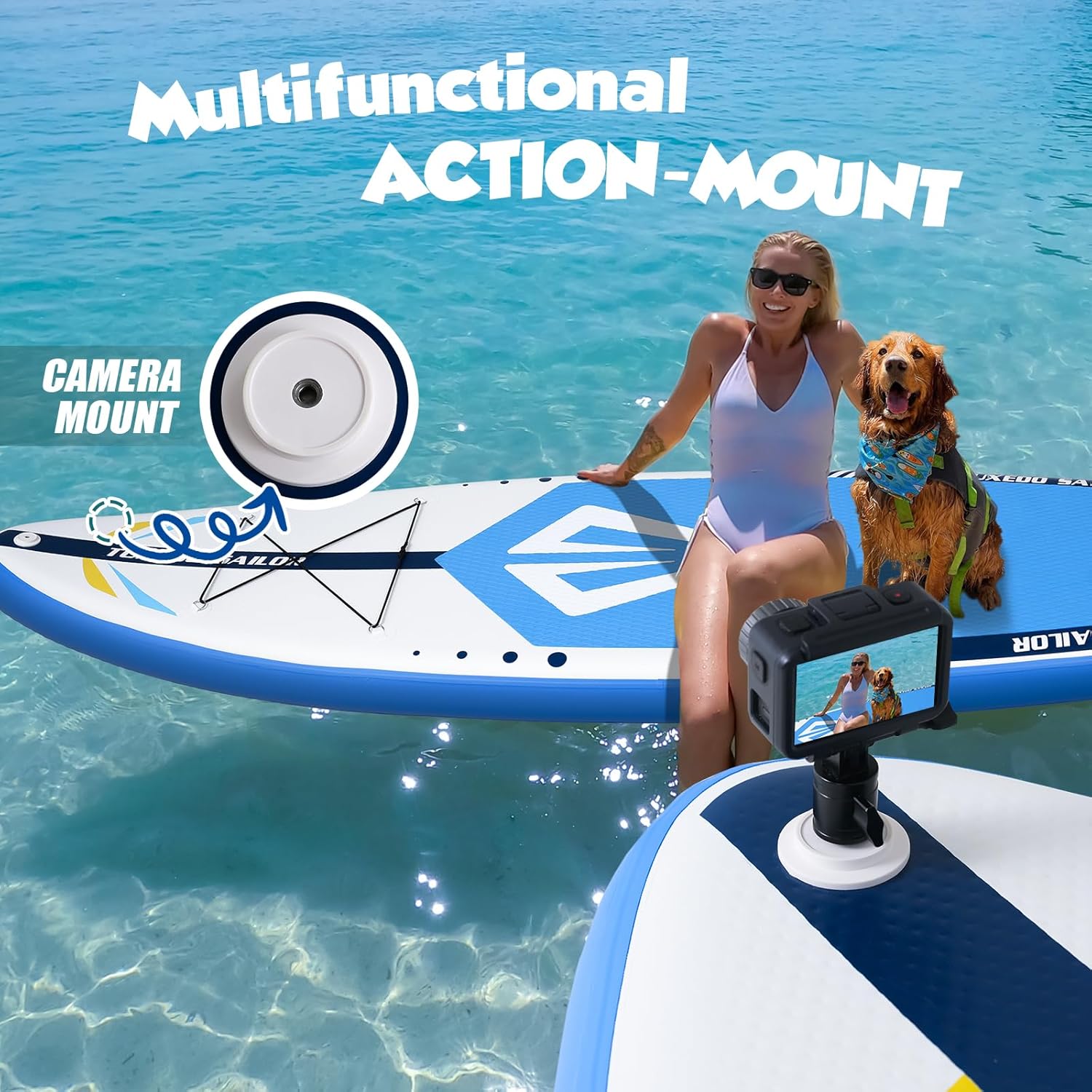 Tuxedo - Sailor - planche 320x81x15cm - SUP gonflable avec accessoires complets