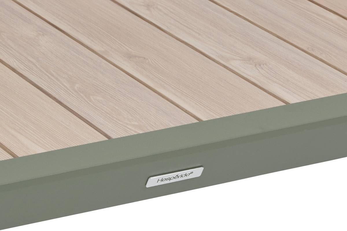 karaca-alisveris - Table Evasion 6 places - 180x90 cm - alu beige lin/laurier
