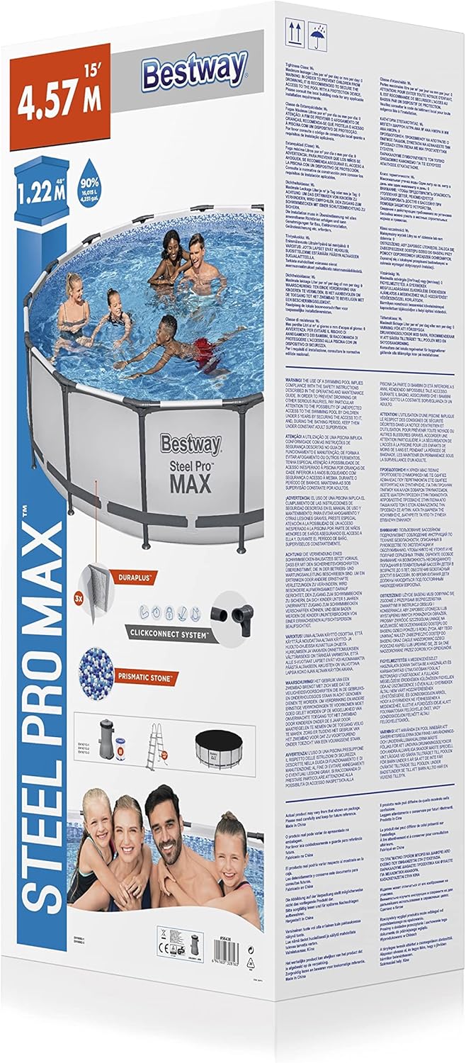 15' x 48"/4.57m x 1.22m Pool Set