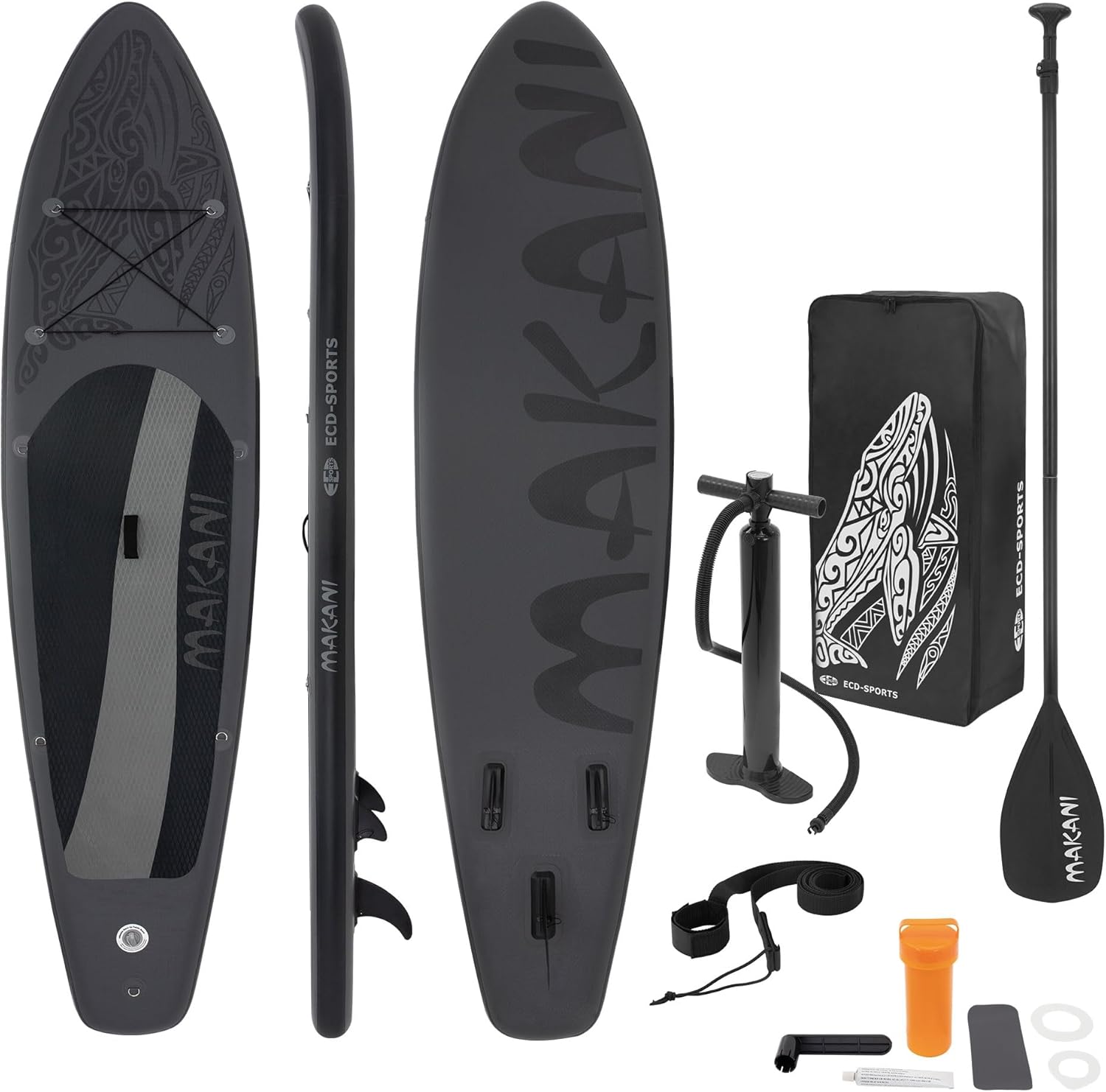 karaca-alisveris - Stand Up Paddle Gonflable - 305/308/320/380 cm - PVC, 120/150 kg, épaisseur 10/15 cm