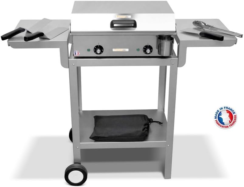 PLANCHAELEC - NEO série - 53x43x18cm - inox, thermostat, 8 pers, E530-2400W