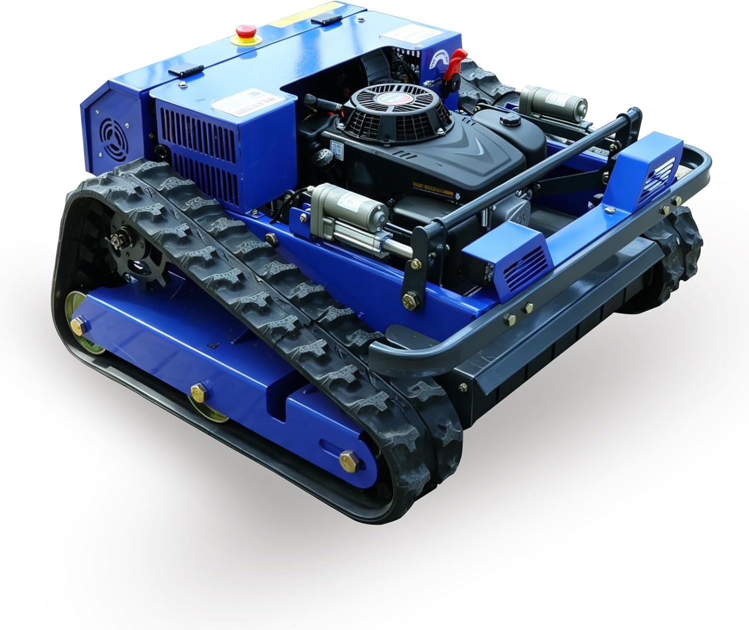 Tondeuse robot - hybride 4 roues motrices - télécommandée - électrique - tout-terrain