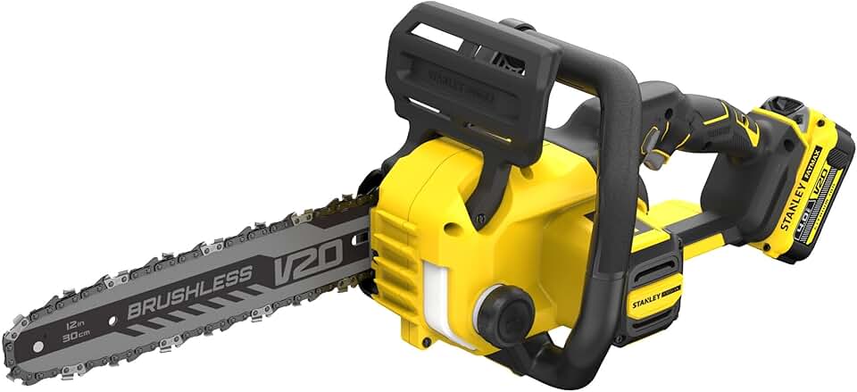 karaca-alisveris - Fatmax V20 - 30 cm tronçonneuse sans balais, 18V, 4Ah, SFMCCS730M1-QW
