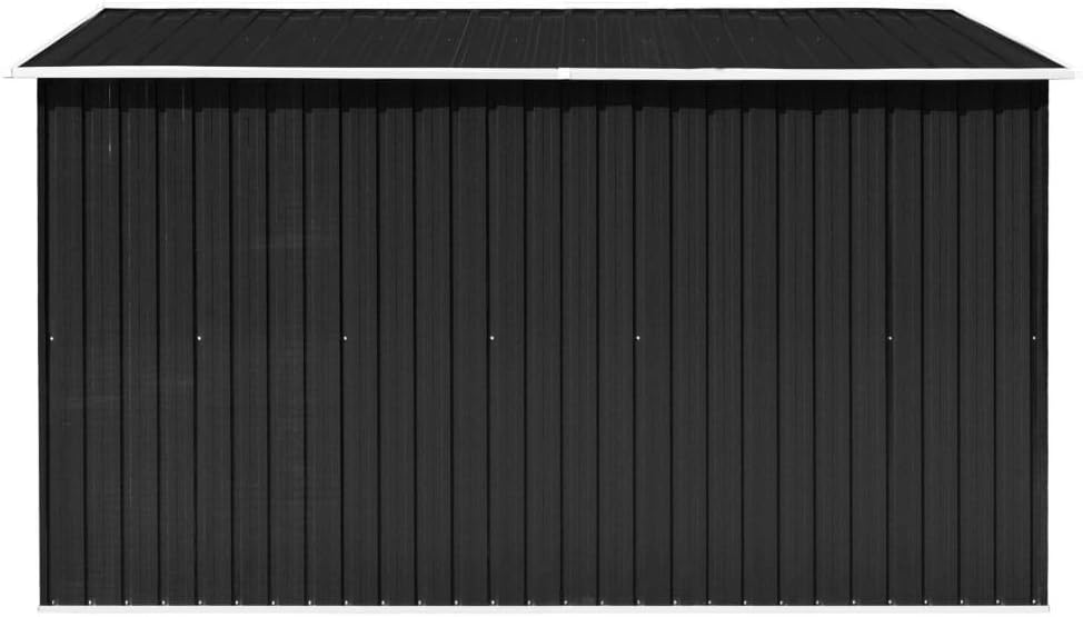 karaca-alisveris Abri de Jardin 257x298x178 cm Métal Anthracite,Maison & Jardin, Pelouses & Jardins, Vie en extérieur, Structures extérieures, Cabanes & abris de Jardin, Anthracite (Poids 72.36KG)