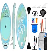 karaca-alisveris Paddle Gonflable Adulte 320/335cm, Planche de Stand up Paddle Gonflable 2 Personnes, Si...