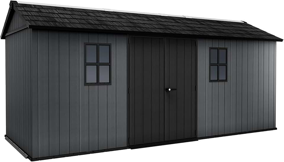 karaca-alisveris - Newton Plus - 11,2 m² abri jardin bois gris 1775