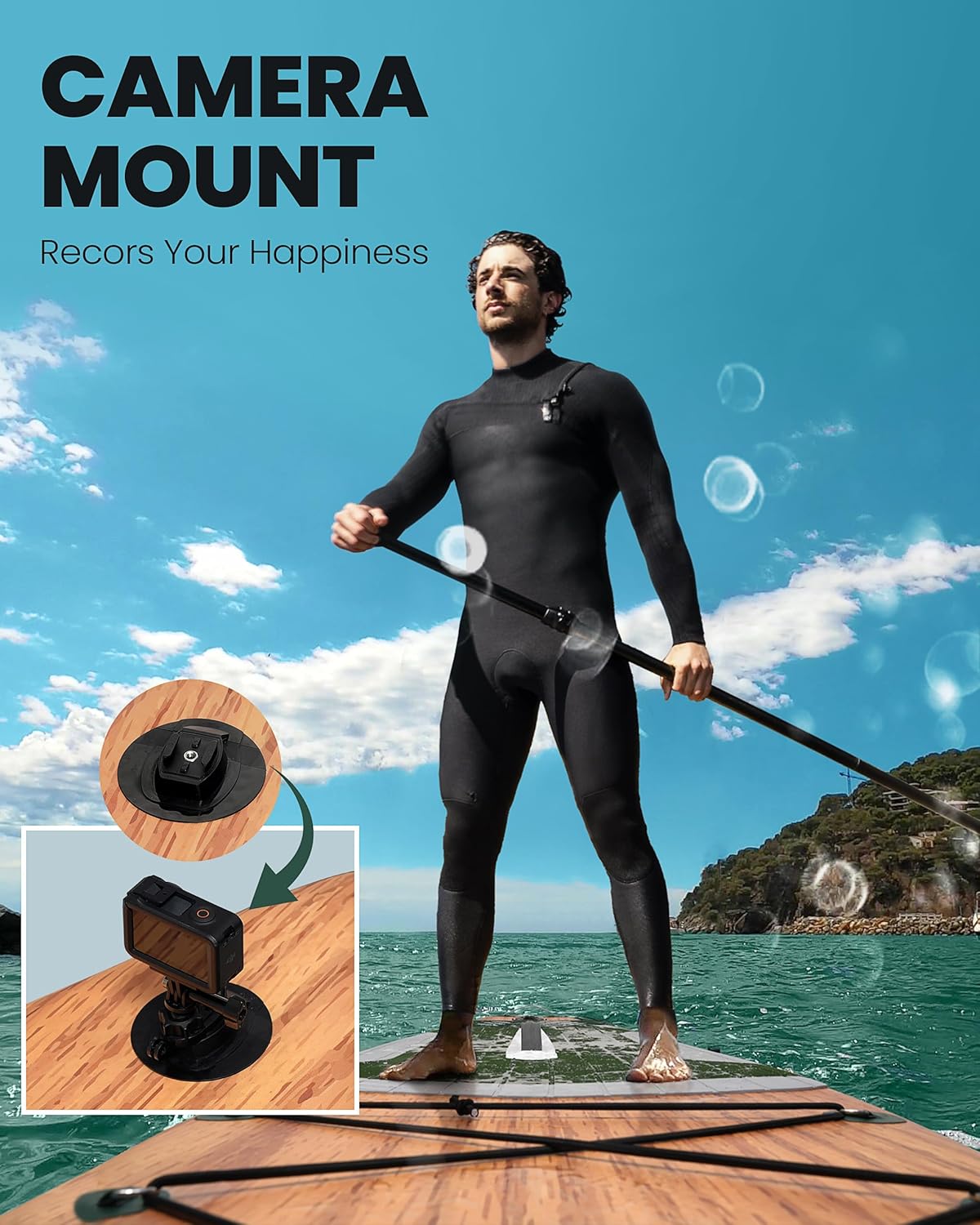 Stand Up Paddle Gonflable - accessoires complets, pompe, sac à dos