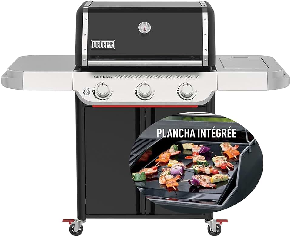 karaca-alisveris - Genesis E-315W - barbecue gaz plancha - 3 brûleurs puissants