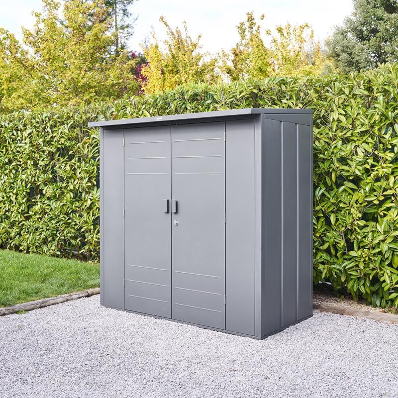 karaca-alisveris - Abri de Jardin Forgia 2,2m² - acier graphite robuste