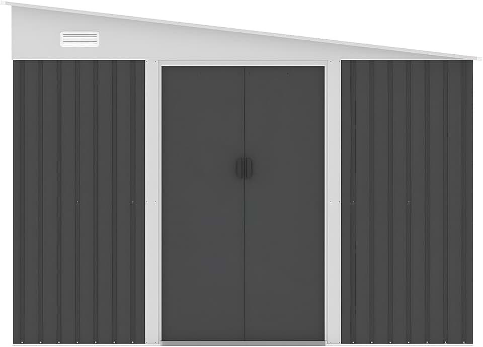 karaca-alisveris - Daxton abri de jardin métal 9,76 m² acier galvanisé anthracite