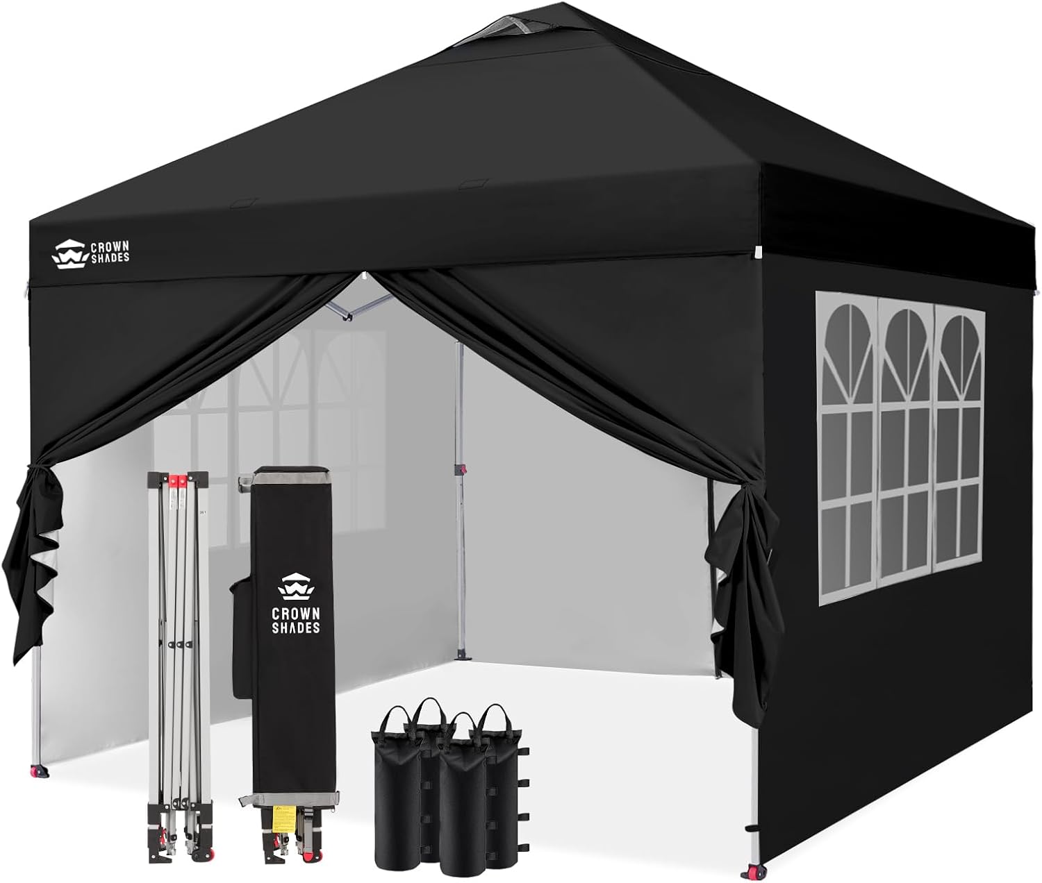 karaca-alisveris - Tonnelle pliante 3x3m imperméable, P/Pop-Up, 4 parois amovibles, Sac, UPF 50+ - CN0032