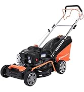 karaca-alisveris Tondeuse à gazon Thermique autopropulsée 125cc de 46cm avec Moteur à essence Briggs & ...