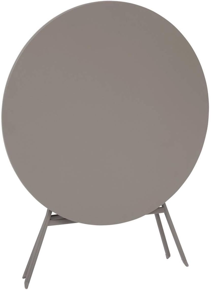 karaca-alisveris - Greensboro - table pliante ronde acier antirouille 4 places